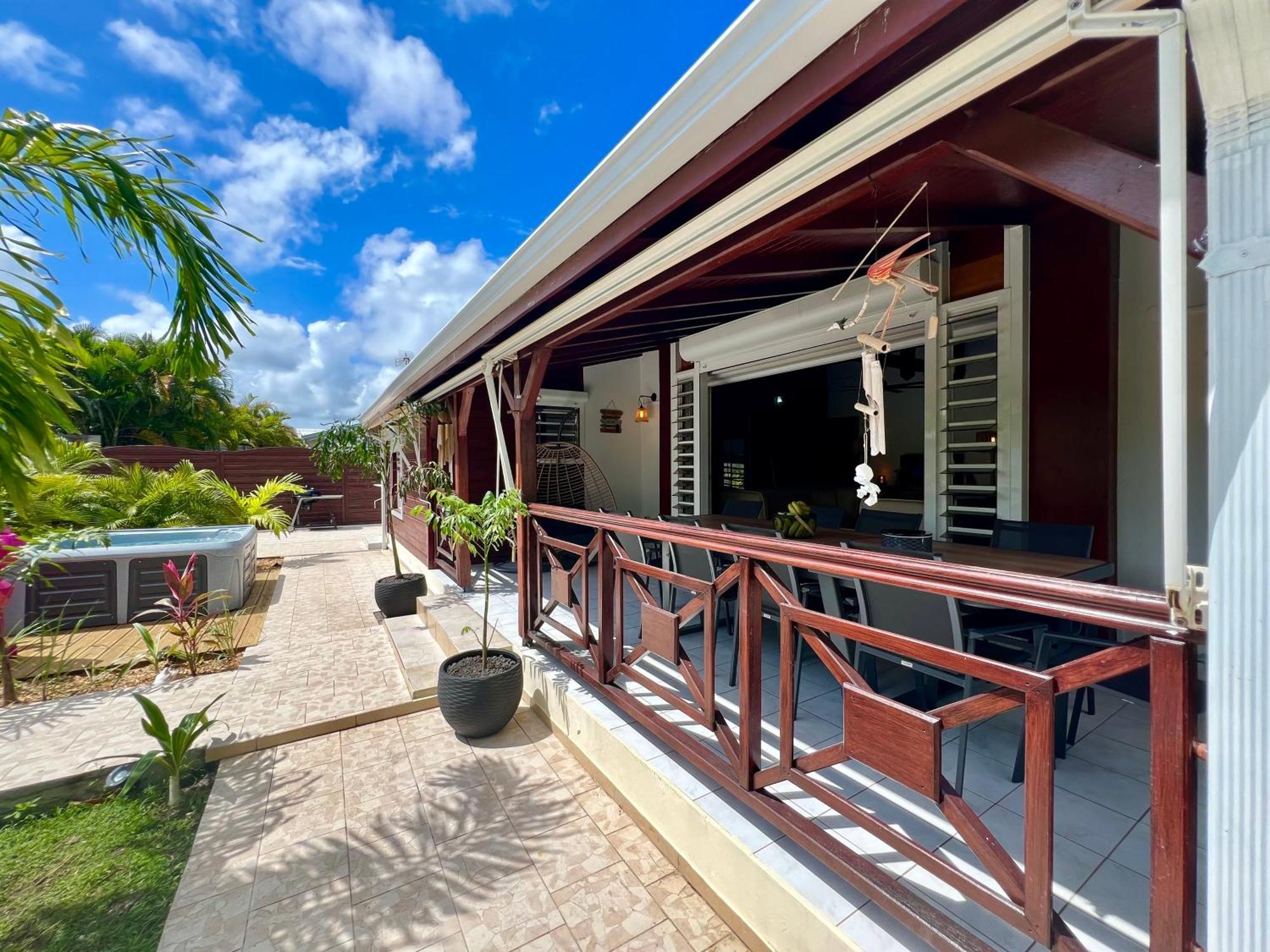 Villa Simeon Saint Francois Avec Piscine Privee Et Jacuzzi Proche Plage Εξωτερικό φωτογραφία